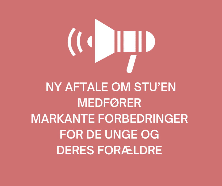 Ny aftale om STU medfører markante forbedringer for de unge og deres forældre